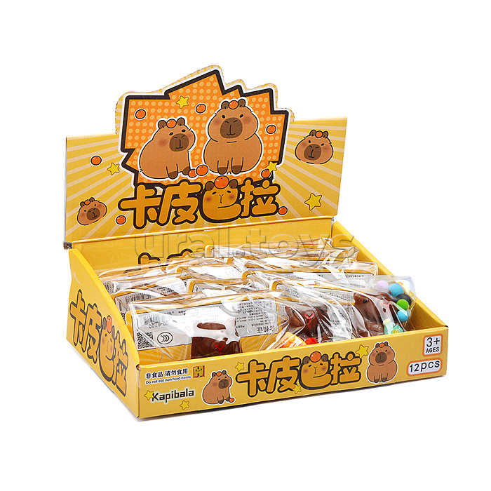 Игрушка -антистресс "Капибара с соком"