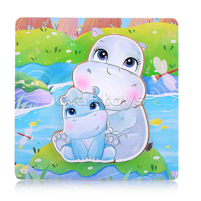 Пазл-вкладыш "Мама и малыш"