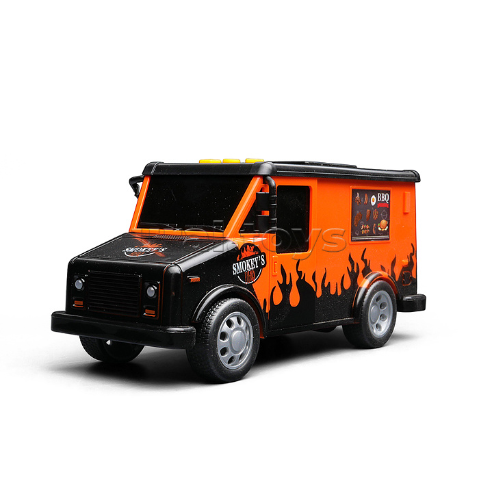 Машина "Сафари трейлер" 1:32 (свет, звук) в коробке