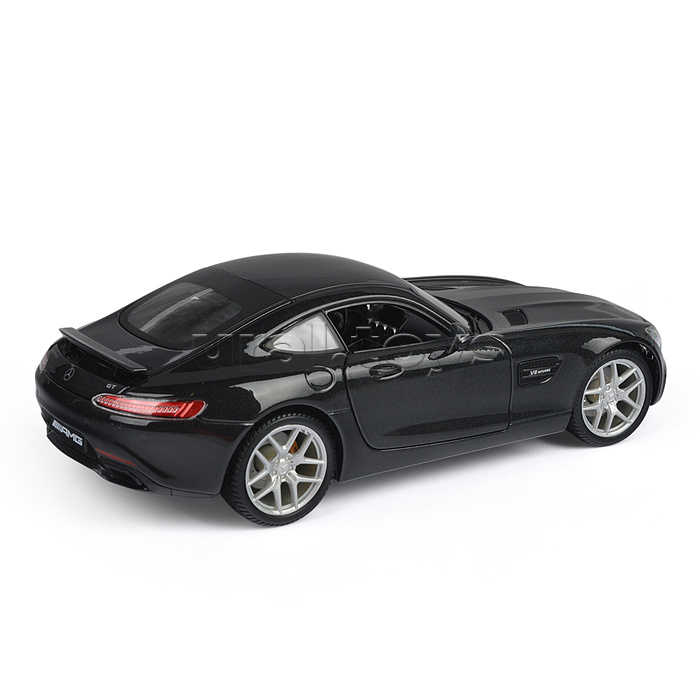 Машинка die-cast Mercedes-AMG GT, 1:18, чёрная, открывающиеся двери