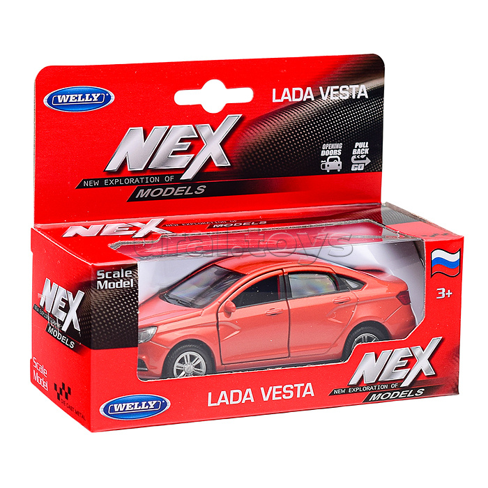 Машинка 1:38, в асс., набор 23RUS