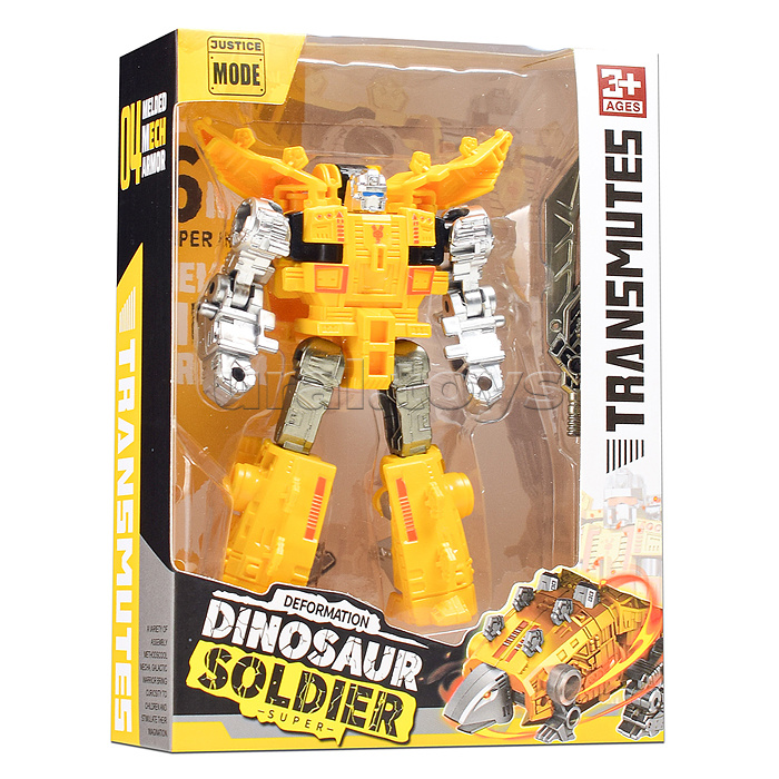 Робот трансформирующийся в динозавров, в коробке