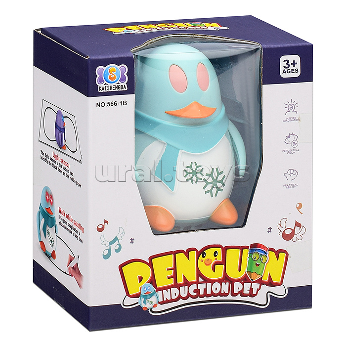 Пингвин на батарейках, в коробке