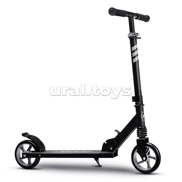Самокат детский ROCKET, алюминиевый, колеса PU, 145 мм, черный