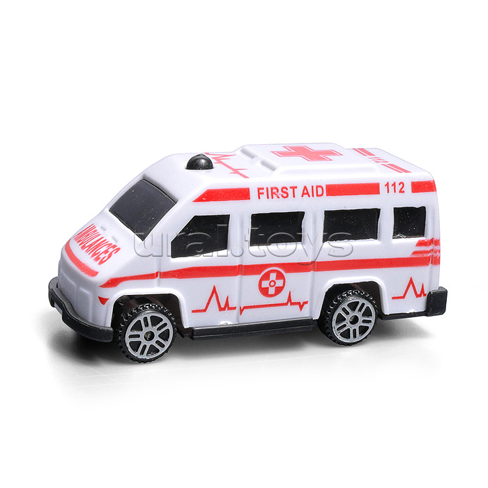 Набор машин "Скорая и полиция" в пакете