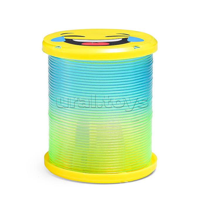 Игрушка-пружинка "Радостный смайлик"