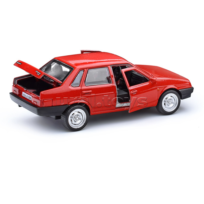 Машина металл LADA-21099 "Спутник" 12 см, (откр., двери, багаж, красный) инерц, в коробке. Машина металл LADA-21099 "Спутник" 12 см, (откр., двери, багаж, красный) инерц, в коробке.