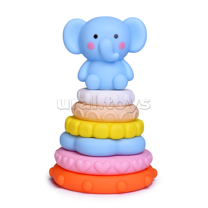 Пирамидка "Слонёнок" в коробке