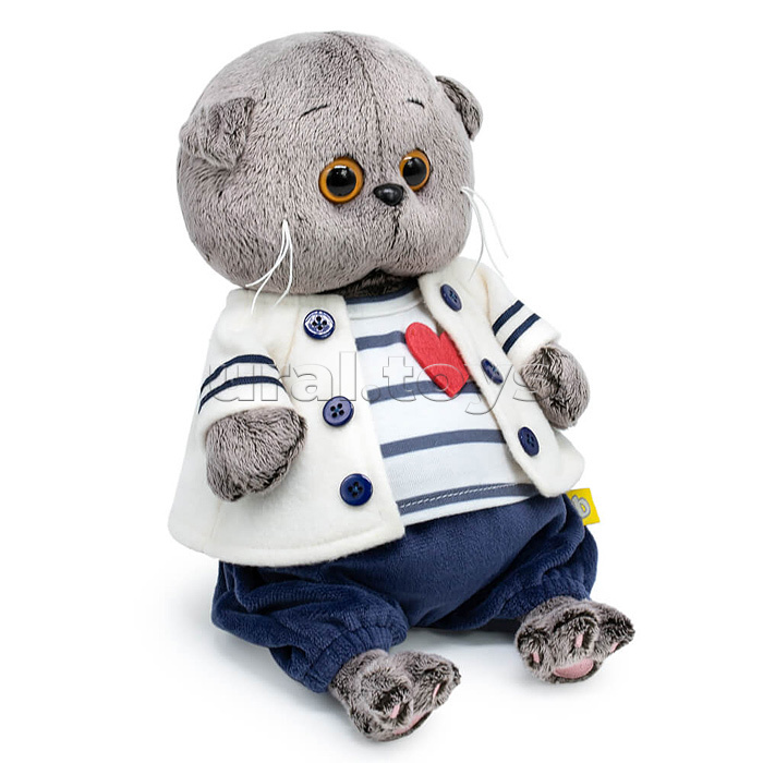 Кот Басик BABY в морском комплекте Кот Басик BABY в морском комплекте