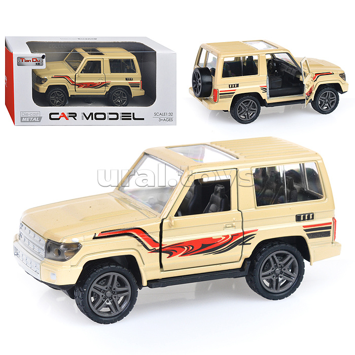 Машина "Внедорожник купе" метал., в коробке