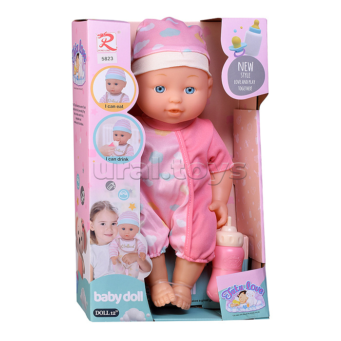 Пупс "Альбина" с аксессуарами, в коробке