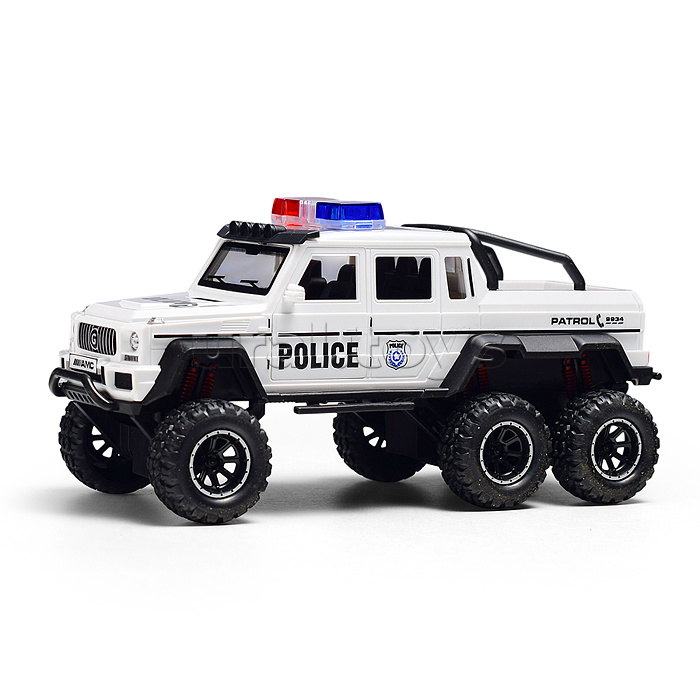 Машина "Полицейский внедорожник" (свет, звук) в коробке