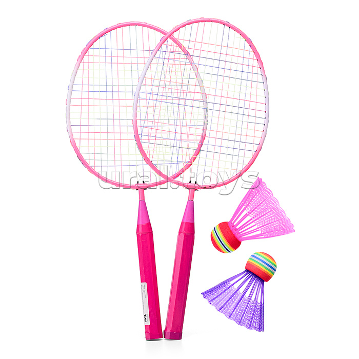 Бадминтон (2 ракетки, 2 волана) в сетке