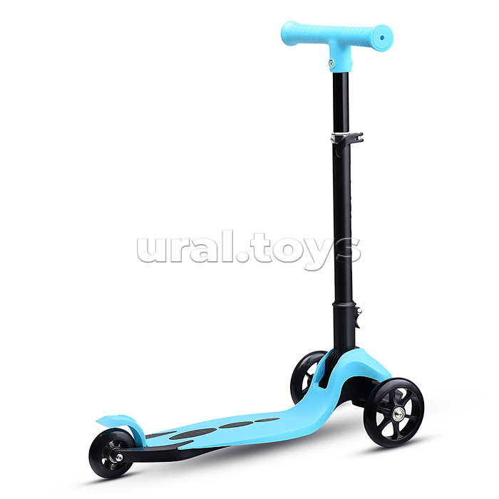 Самокат трёхколёсный ROCKET колёса PU, цвет бирюзовый
