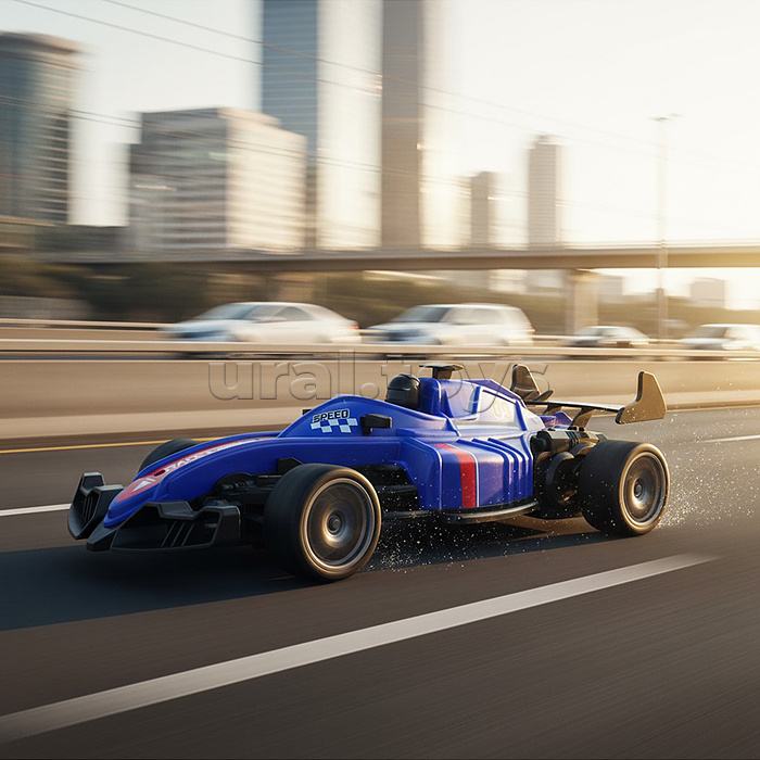 Машина "Гоночный болид" р/у, 27 MHz (свет, звук, USB) в коробке