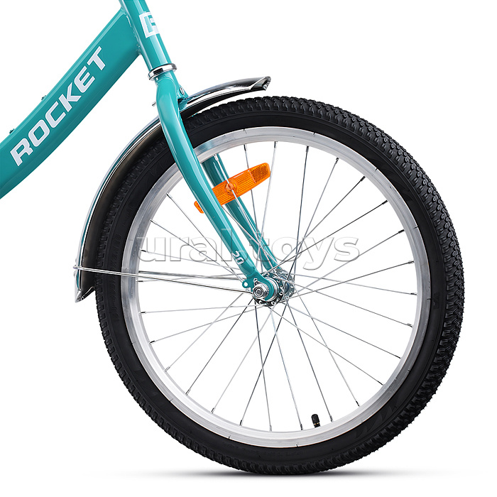 Велосипед 20" Rocket City Fold 20, цвет бирюзовый, размер 13,5"