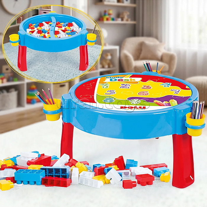 Игрушка Конструктор со столиком JumBloks 100 дет.