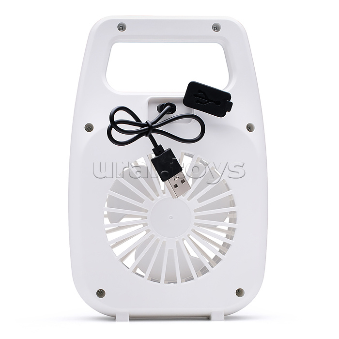 Фонарь аккумуляторный с вентилятором, 1800 мАч