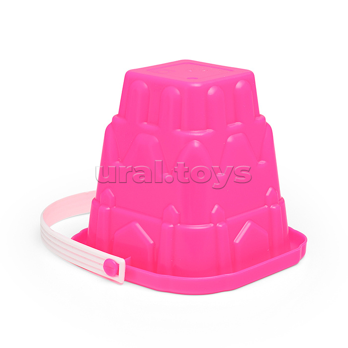 Песочный набор "Русалочка" ( 2 формочки, совок, ведро )