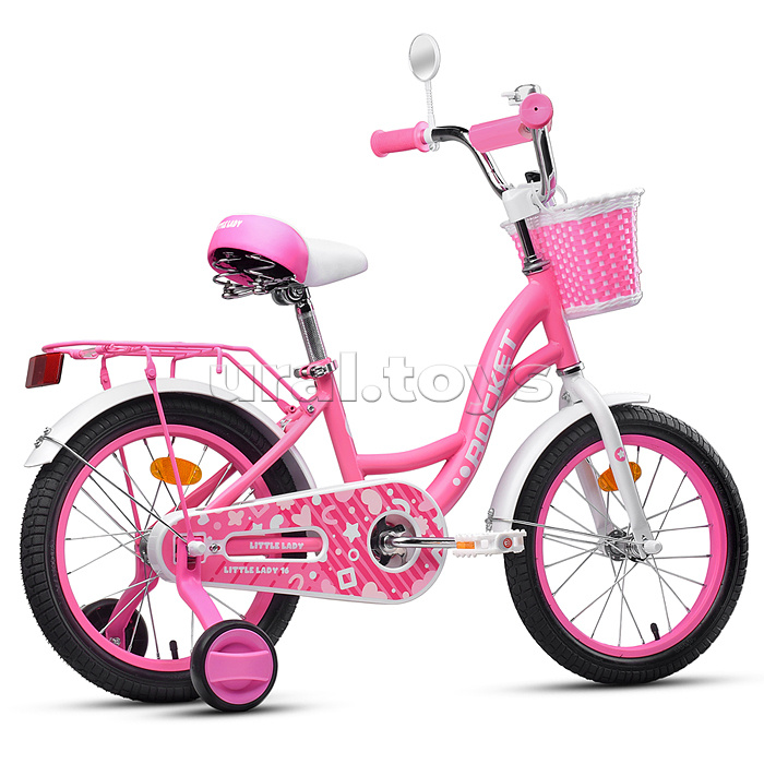 Велосипед 16" Rocket Little Lady, цвет розовый