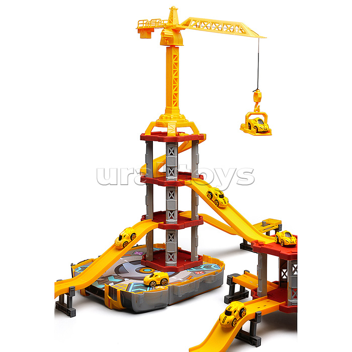 Парковка "Приключения на стройке" (75 предметов) в коробке