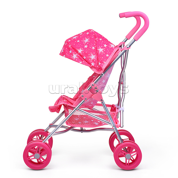 Коляска для кукол, металлическая, прогулочная, складная