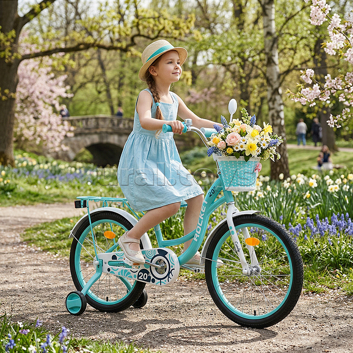 Велосипед 20" Rocket Candy, цвет мятный