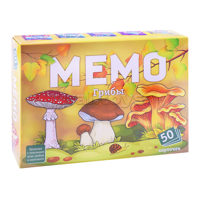 Мемо "Грибы" (50 карточек) Мемо "Грибы" (50 карточек)
