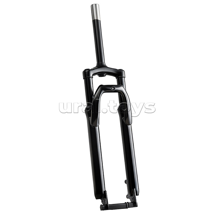 Вилка амортизационная 27,5" стальная, ход 60мм, под диск. торм. шток 1-1/8 210мм, прямой шток, черная