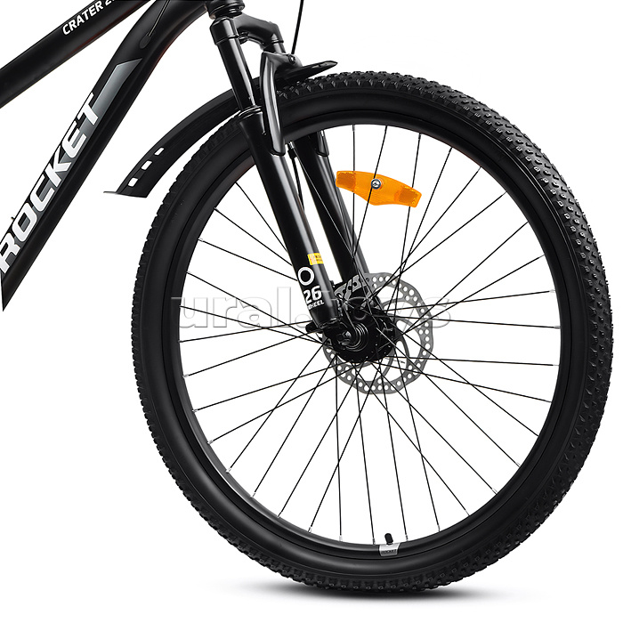 Велосипед 26" Rocket Crater 26, цвет черный, размер 16"