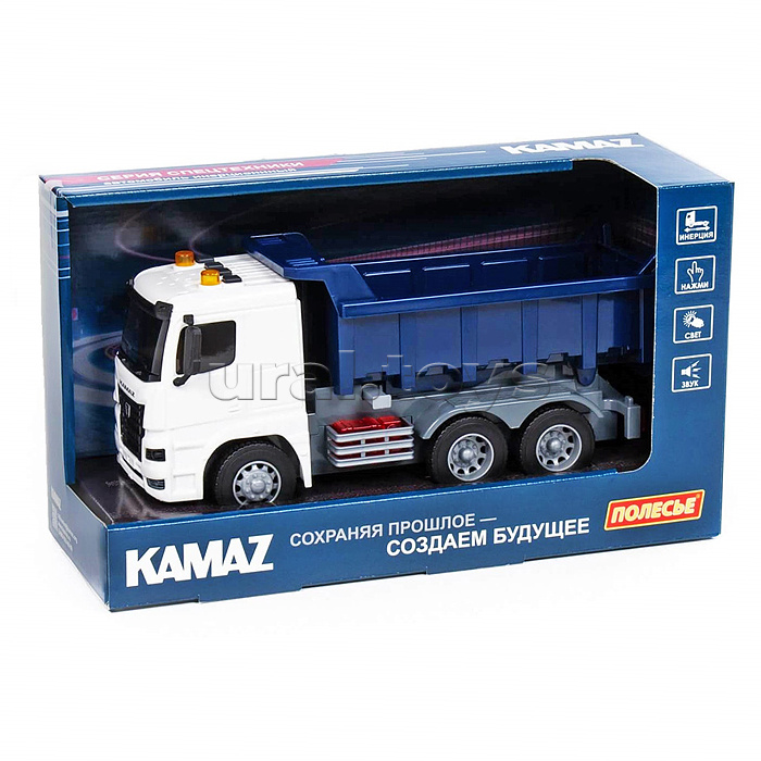 KAMAZ, автомобиль-самосвал инерционный (со светом и звуком)