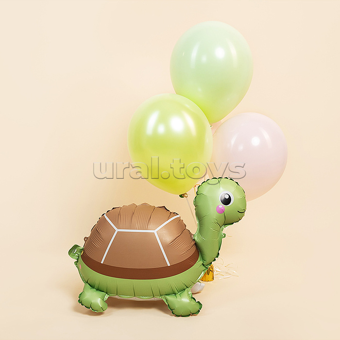 Шар (28''/71 см) Фигура 3D, Черепашка, 1 шт. в уп.
