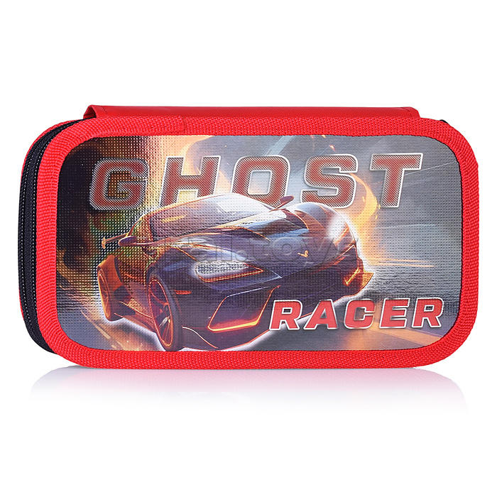 Пенал двухсекционный большой, металлизированный картон "GHOST RACER" 2025 Пенал двухсекционный большой, металлизированный картон "GHOST RACER" 2025