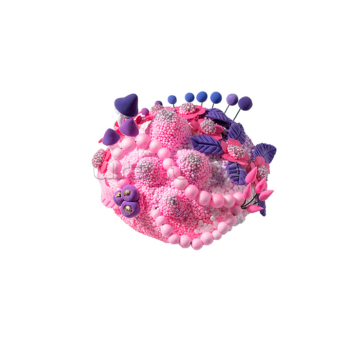 Легкий пластилин "Глюкосад" малый фиолетовый набор