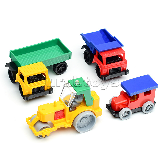 Набор Каток, самосвал, полуприцеп,фаэтон
