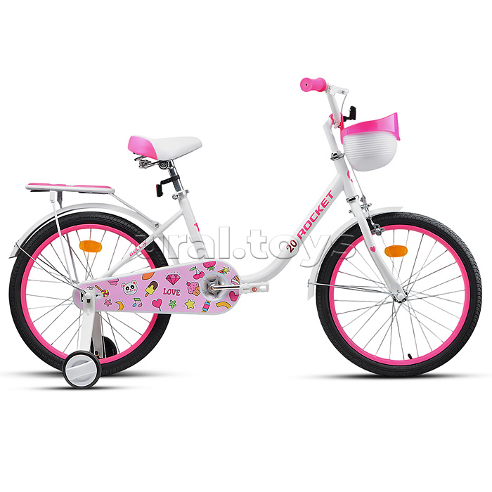 Велосипед 20" Rocket Bella, цвет белый