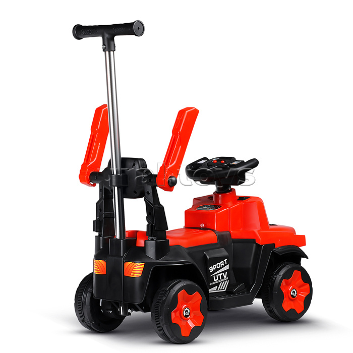 Электромобиль детский "Джип" (цвет красный)