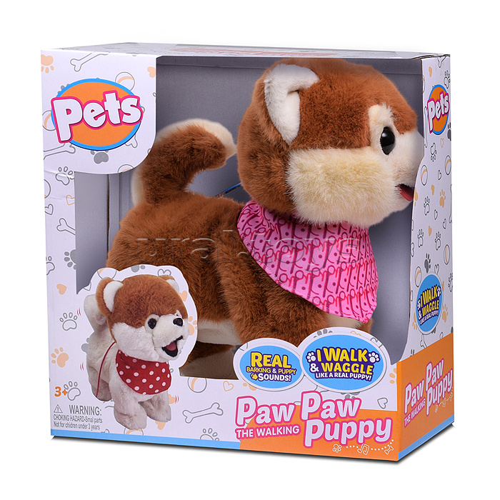 Собака "Боня" (может говорить, ходит, записывает)  в коробке