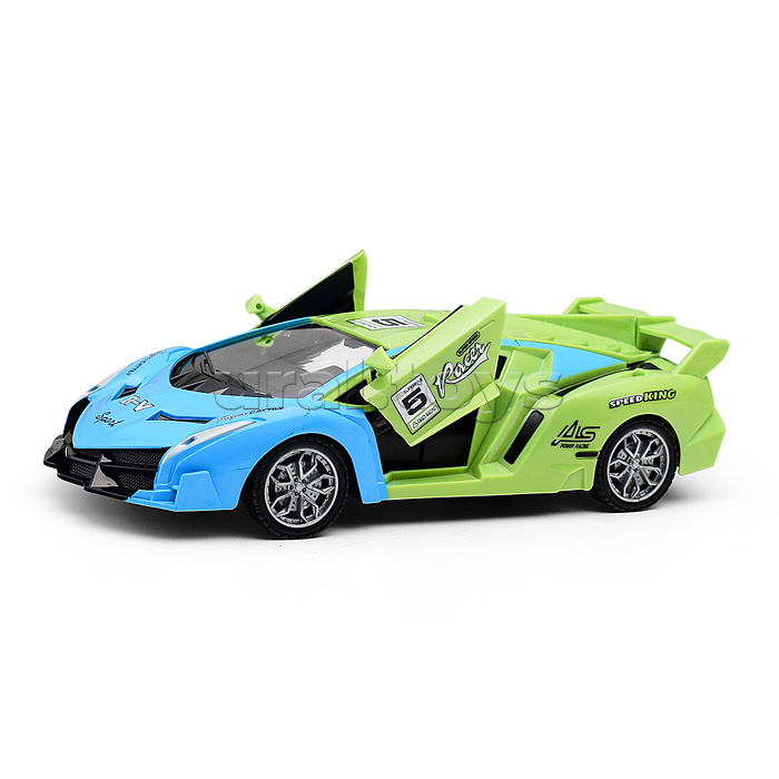 Машина "Яркий заезд" р/у, 27 MHz, в коробке