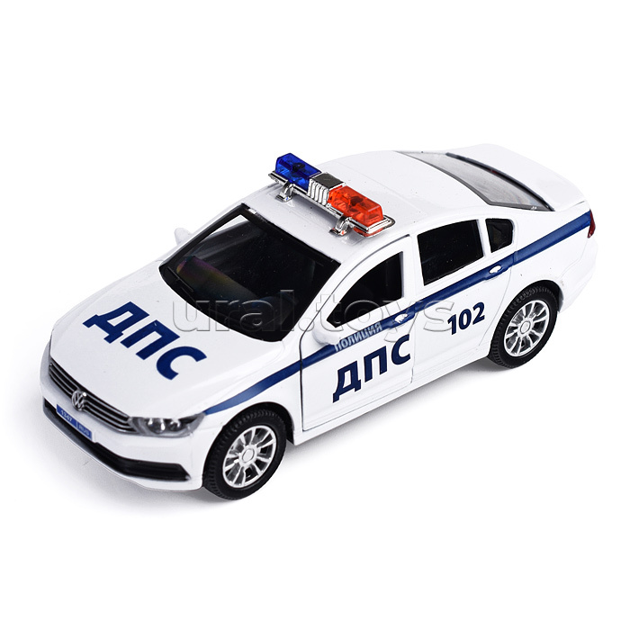 Машина металл. Volkswagen Passat "Полиция" 12 см, (откр. двер, багаж, белый) инер, в коробке Машина металл. Volkswagen Passat "Полиция" 12 см, (откр. двер, багаж, белый) инер, в коробке