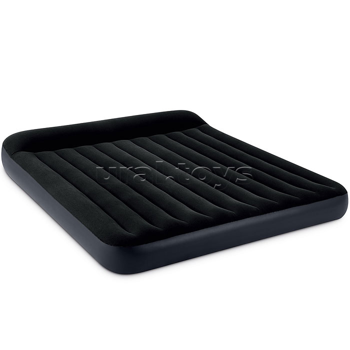 Матрас надувной Pillow Rest Classic Fiber-Tech, 183 х 203 х 25 см, 64144 INTEX