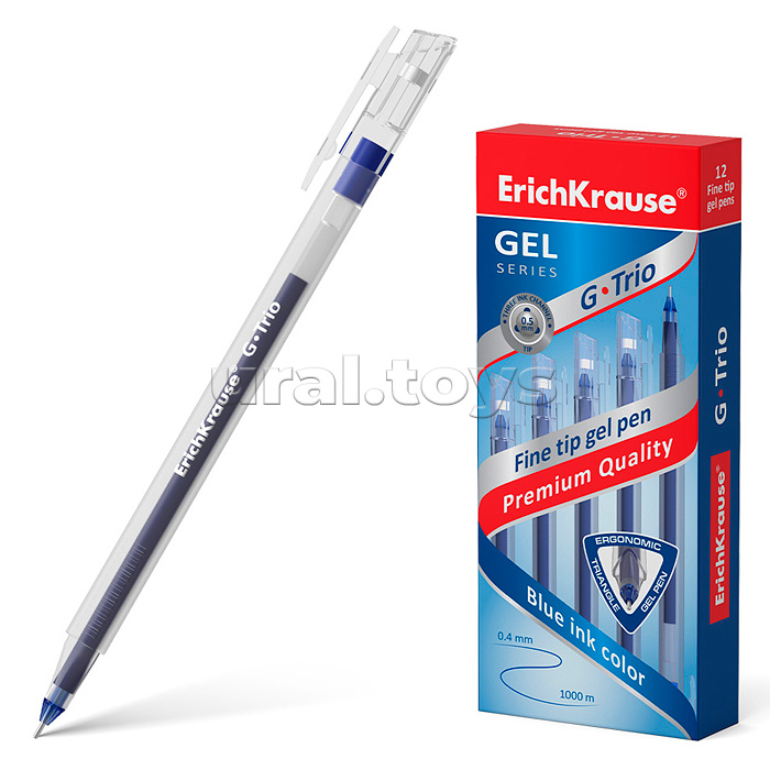 Ручка гелевая G-Trio, цвет чернил синий