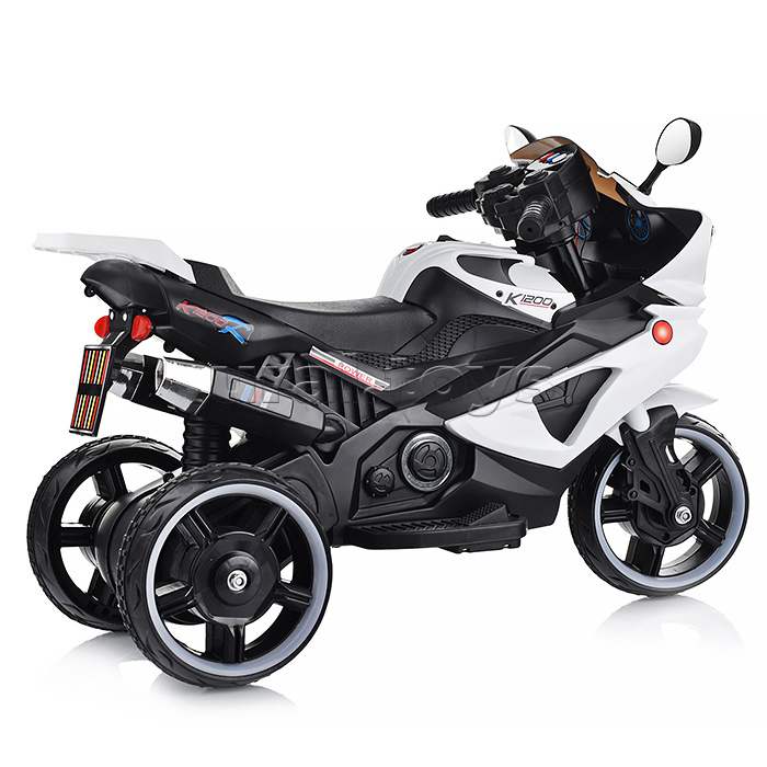 Детский электромотоцикл ROCKET "Байк",1 мотор 20 ВТ, белый