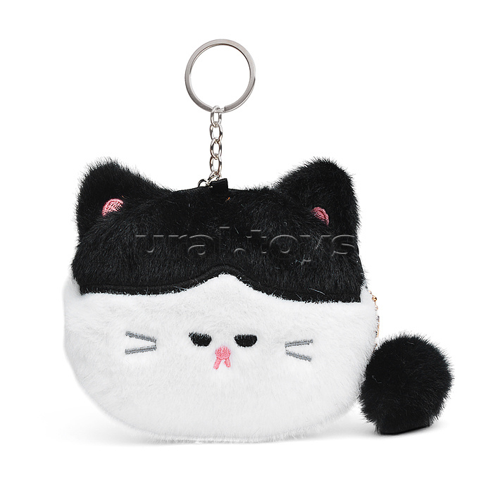 Мягкий брелок-кошелек "Кот Перс" 12см