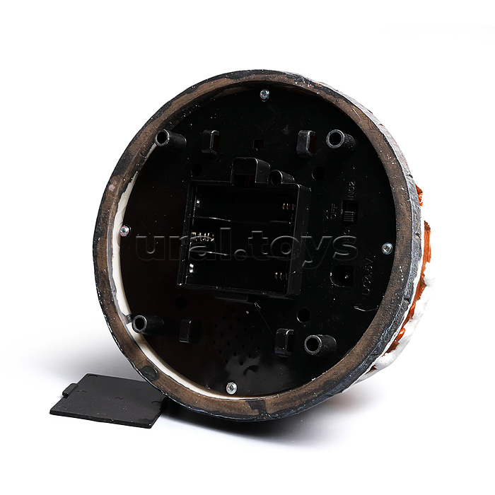Новогодняя декоративная композиция DP-0243 "В гостях у Санты" 17.5x 17.5 x21см