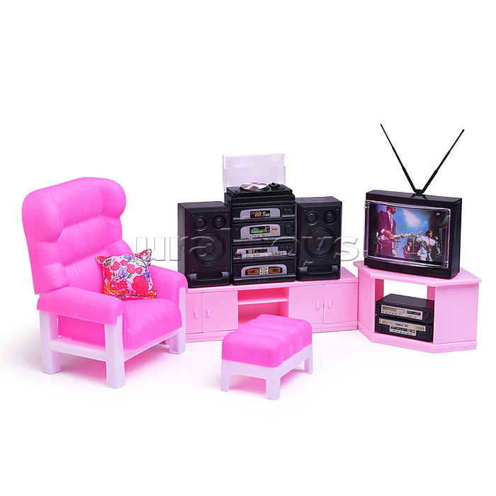 Набор мебели для кукол 9510 "Гостиная" в коробке