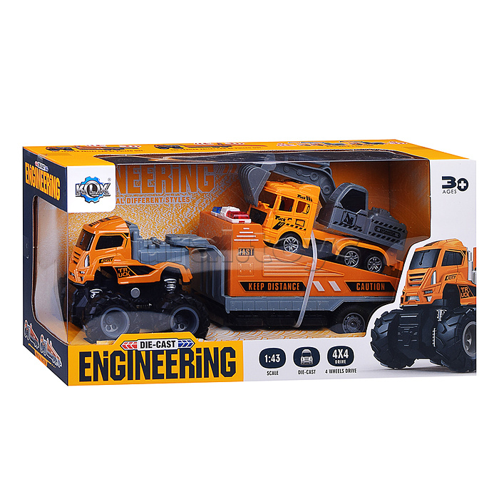 Машина "Мега инженерная машина" в коробке