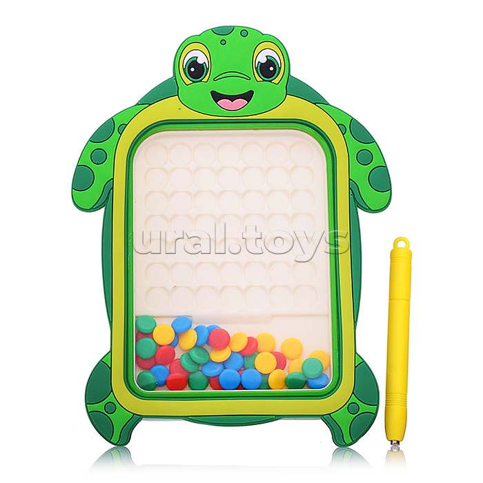 Мозаика "Черепашка" (магнитная) в коробке