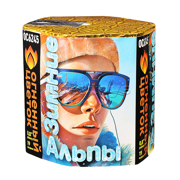 
Батарея салютов "Зимние Альпы" (0,8" х 19 залп.)