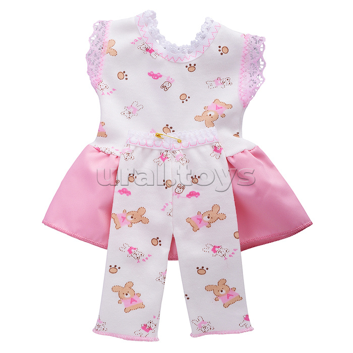 Одежда для куклы Паола 32см. (платье и лосины)